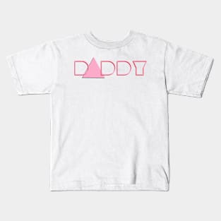 Daddy  - Pink Triangle Kids T-Shirt